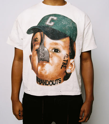 NO HANDOUTS Tee
